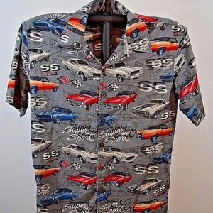 David Carey Originals Hawaiian SS M Cotton Blend S